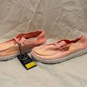 Hey Dude Women's Pink Ombre Flats